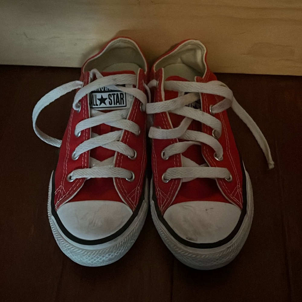 Red converse All-Star size 13 1/2 kids